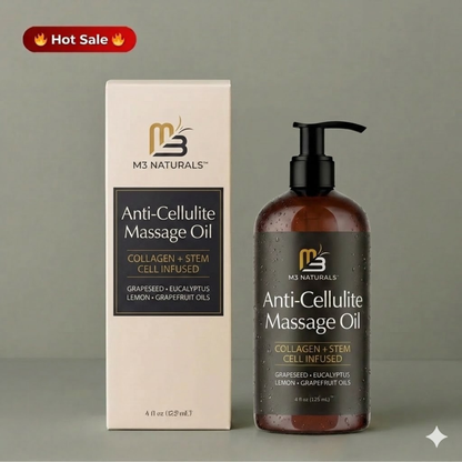 Aceite Corporal Reafirmante M3- Combate Celulitis, Flacidez y Arrugas